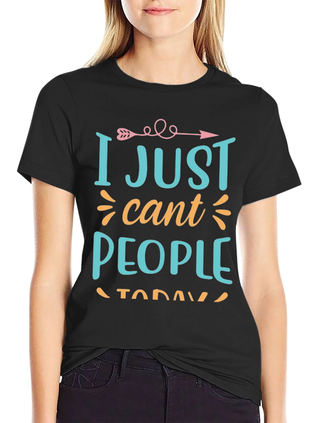 I Just Cant People Today Graphic T-Shirt product image 2