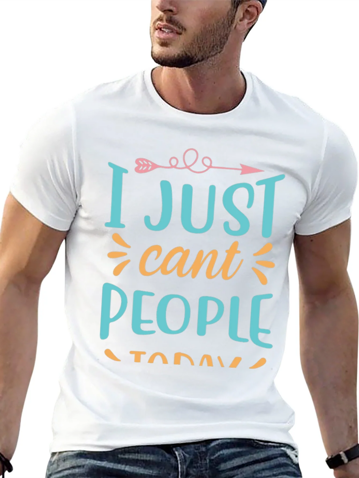 I Just Cant People Today Graphic T-Shirt product image 12