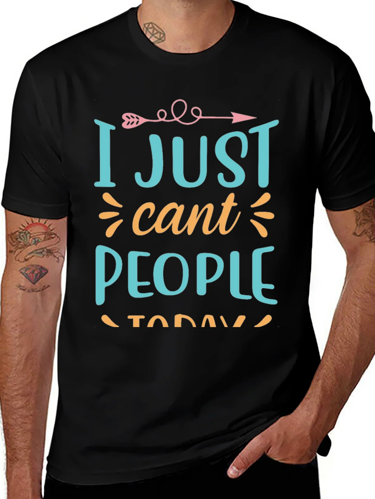 I Just Cant People Today Graphic T-Shirt product image 1