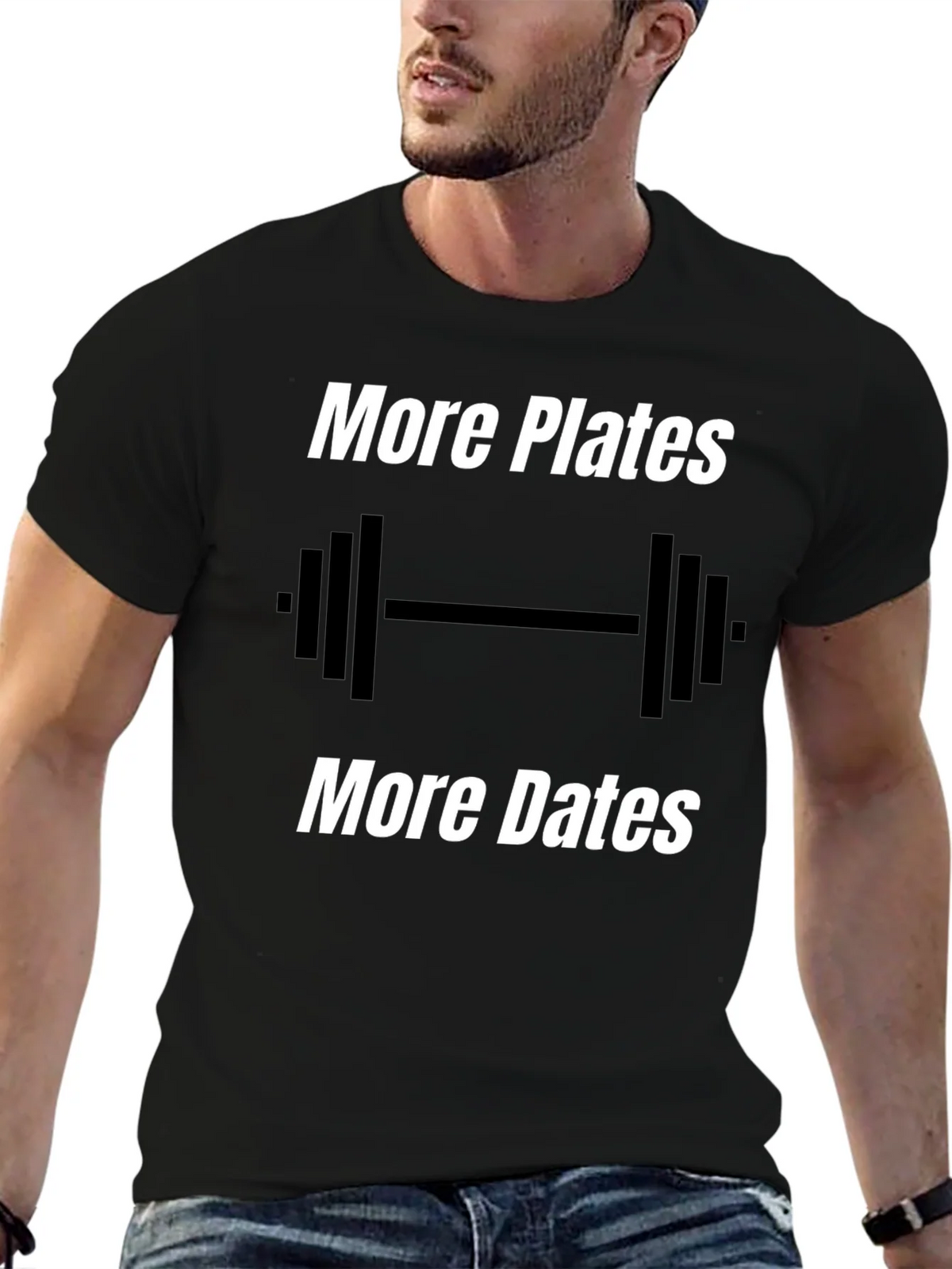 More Plates Dates Gym T-Shirt product image 6