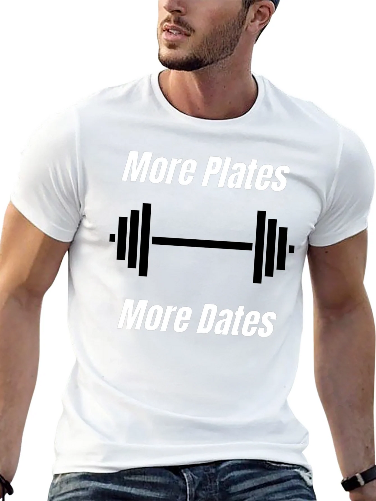 More Plates Dates Gym T-Shirt product image 12