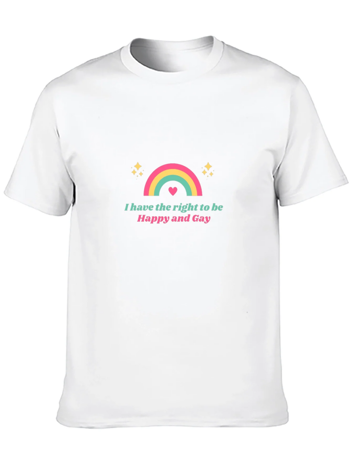 Happy and Gay Rainbow T-Shirt product image 9