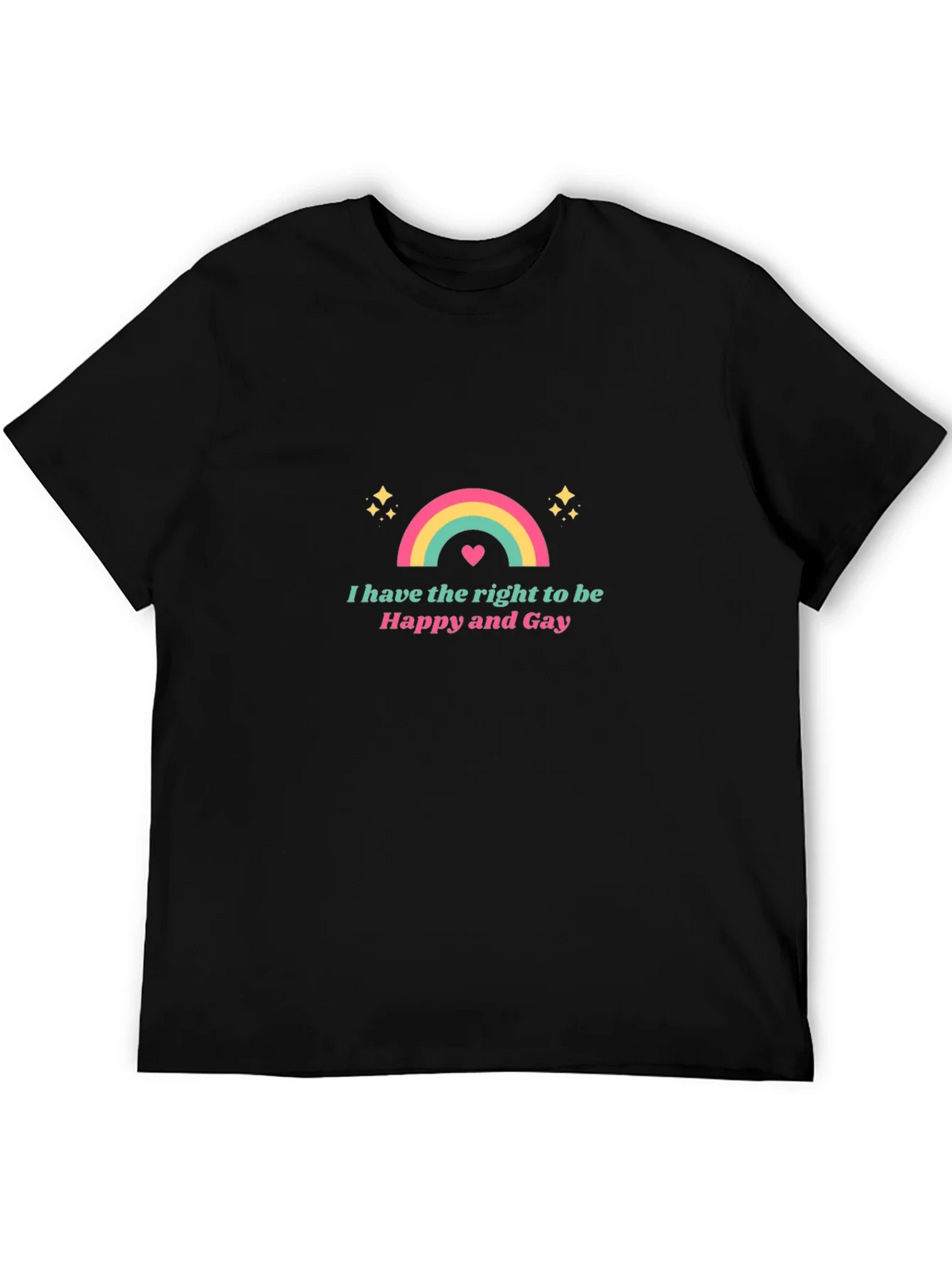 Happy and Gay Rainbow T-Shirt product image 5