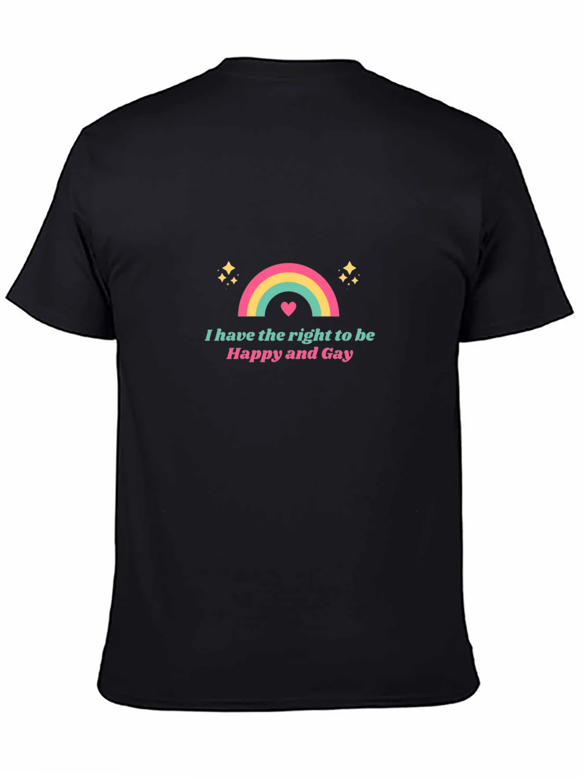 Happy and Gay Rainbow T-Shirt product image 4