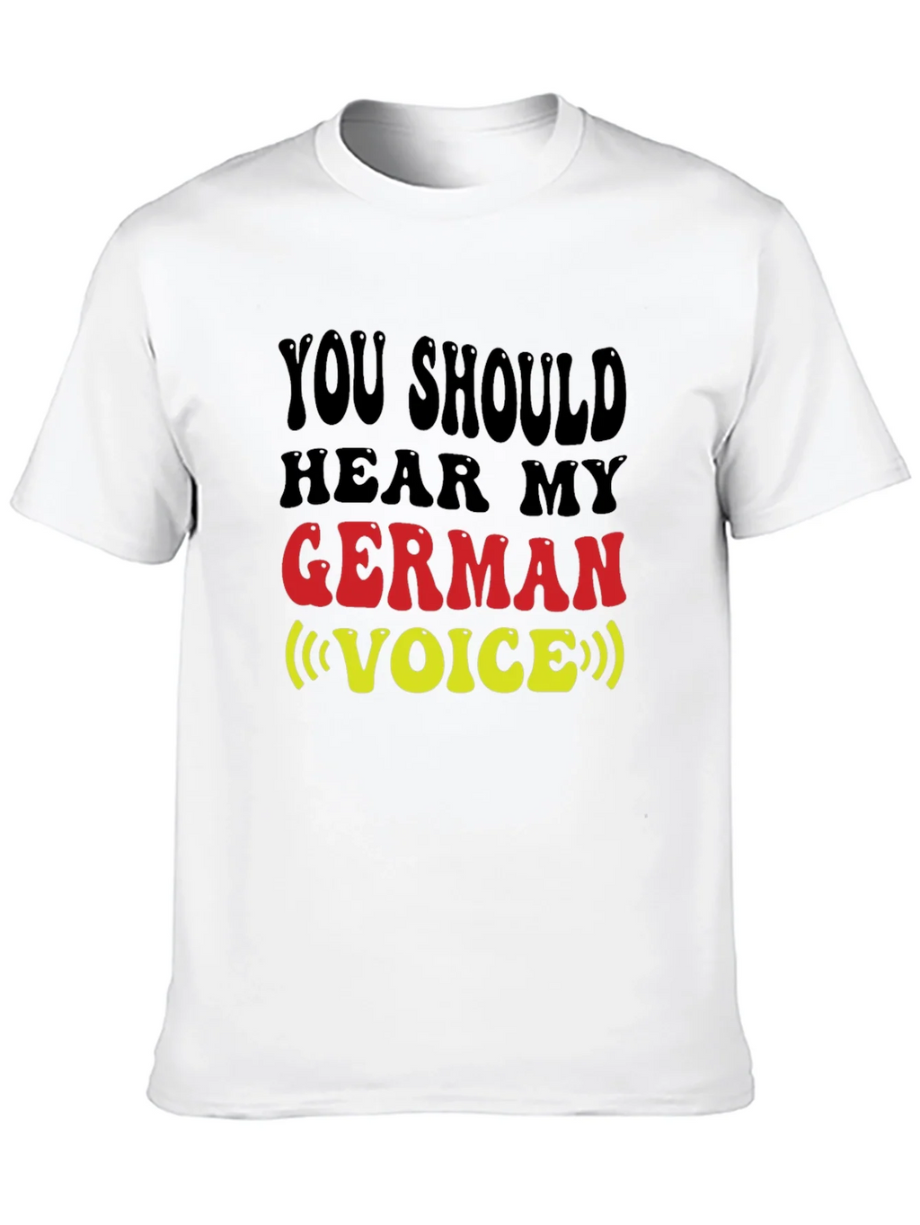 Funny German Voice T-Shirt product image 9