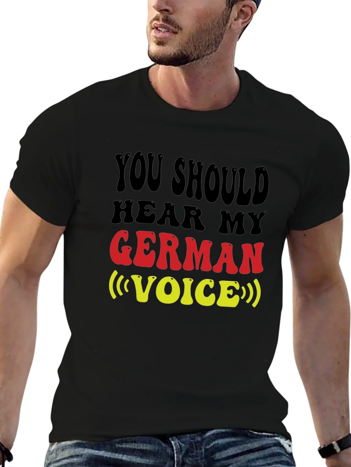 Funny German Voice T-Shirt product image 6