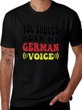 Funny German Voice T-Shirt product image 1