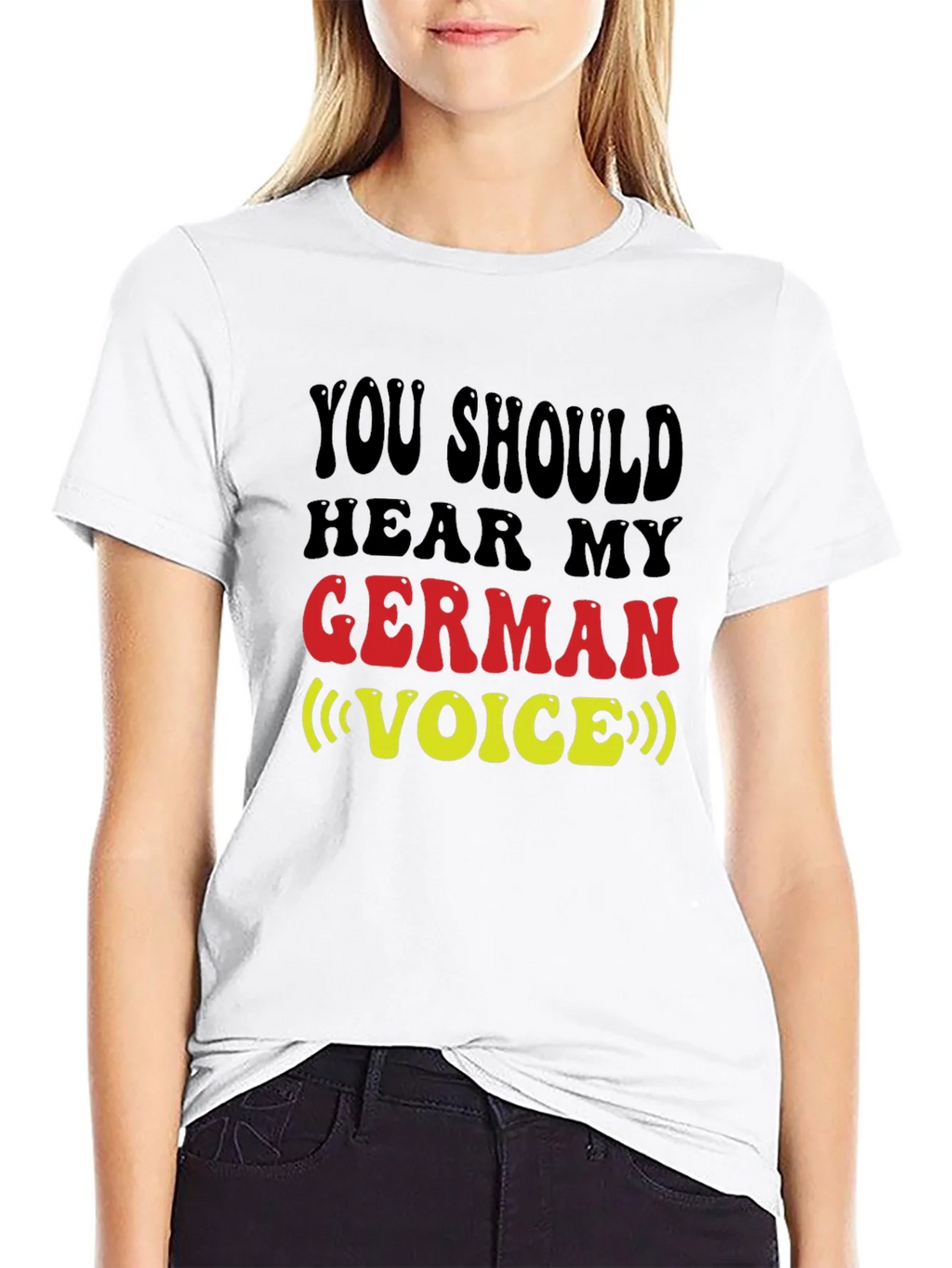 Funny German Voice T-Shirt product image 8