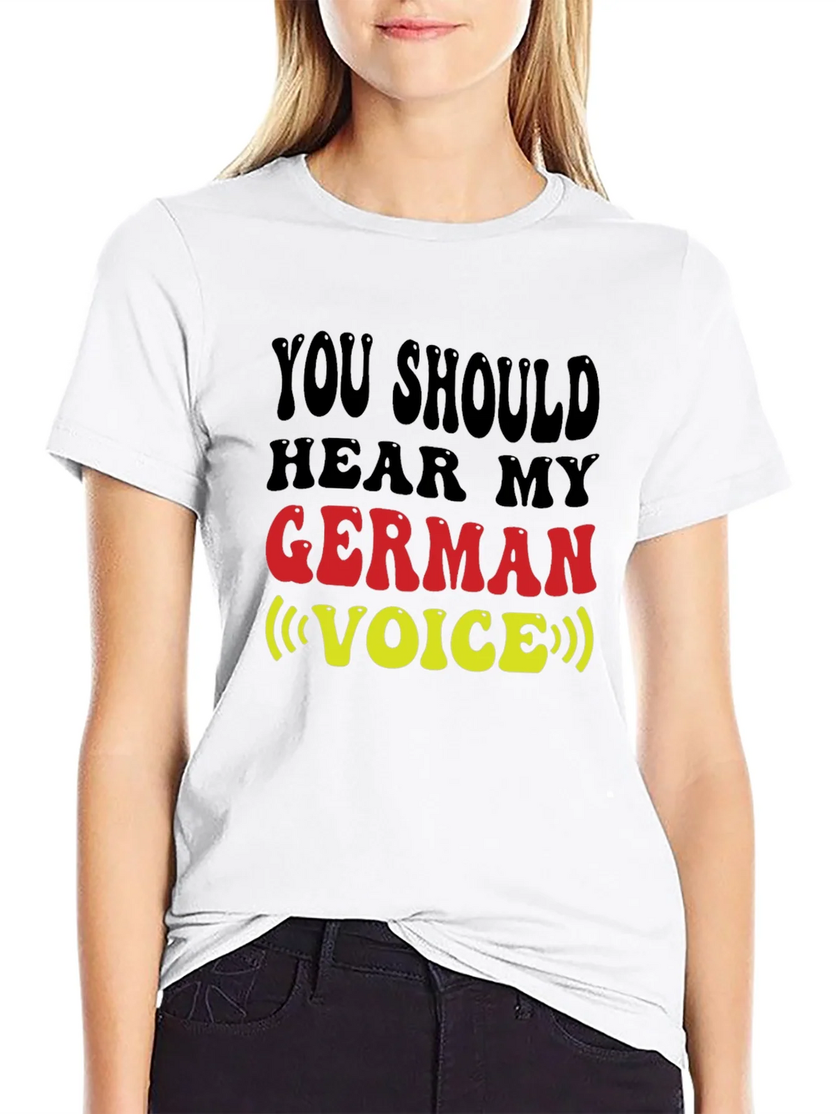 Funny German Voice T-Shirt product image 8