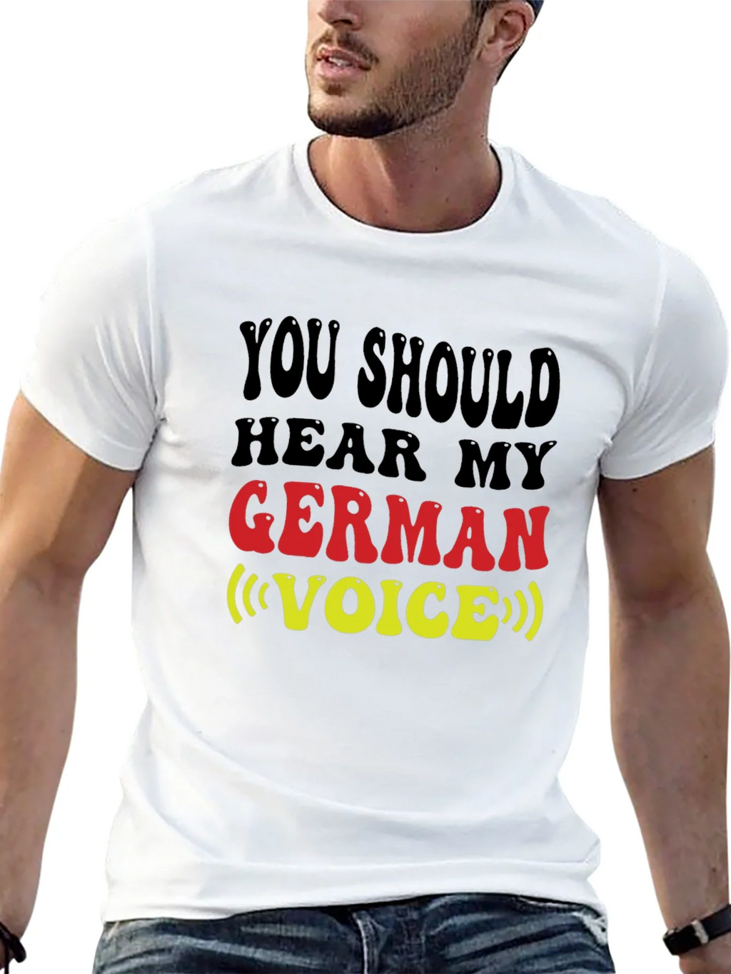 Funny German Voice T-Shirt product image 12