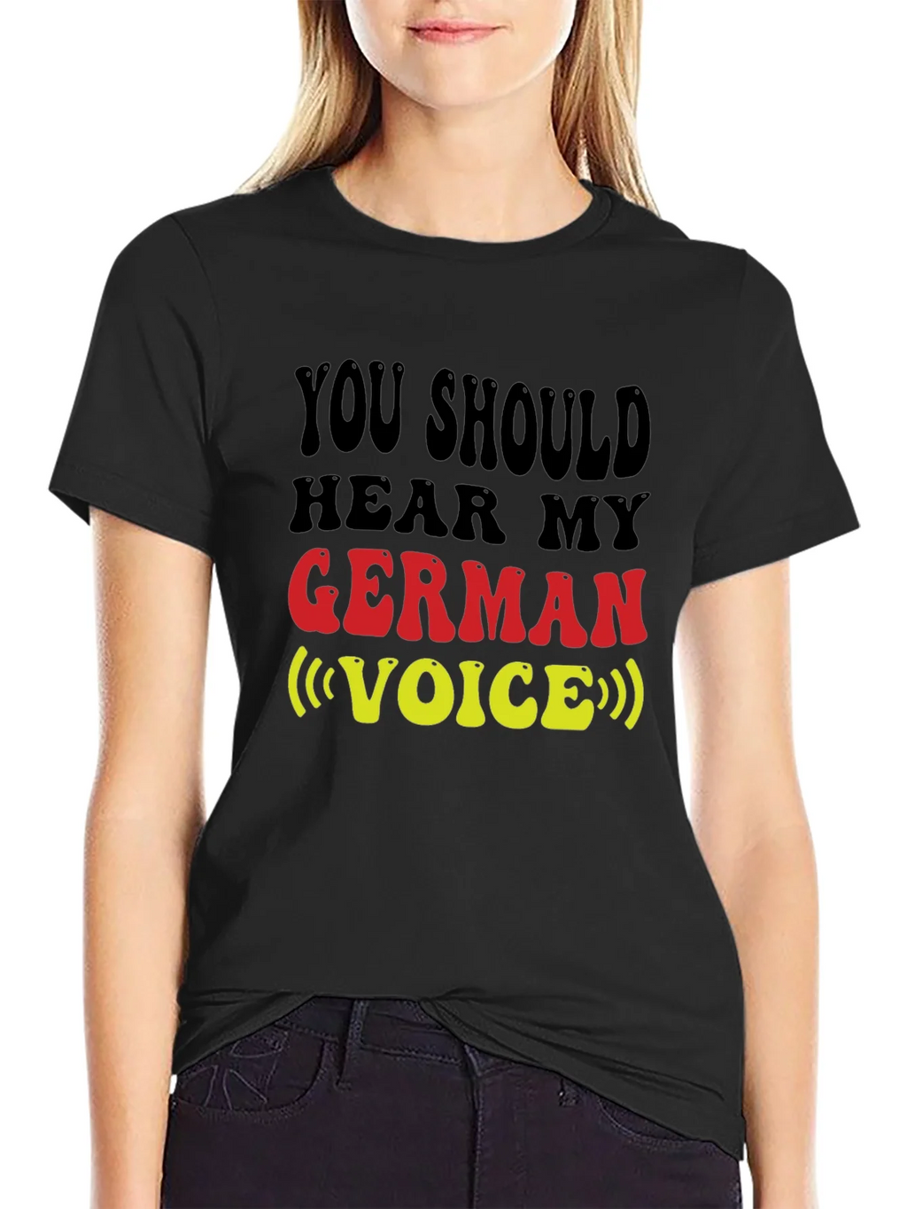 Funny German Voice T-Shirt product image 2