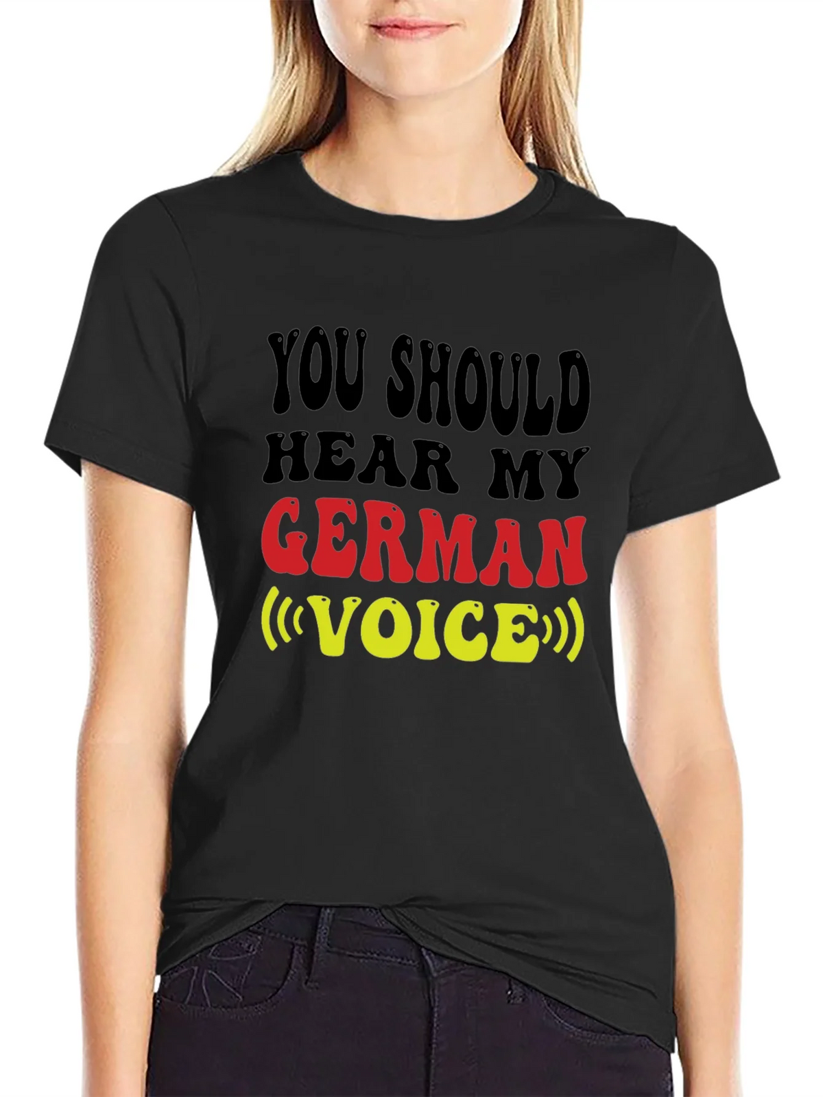 Funny German Voice T-Shirt product image 2