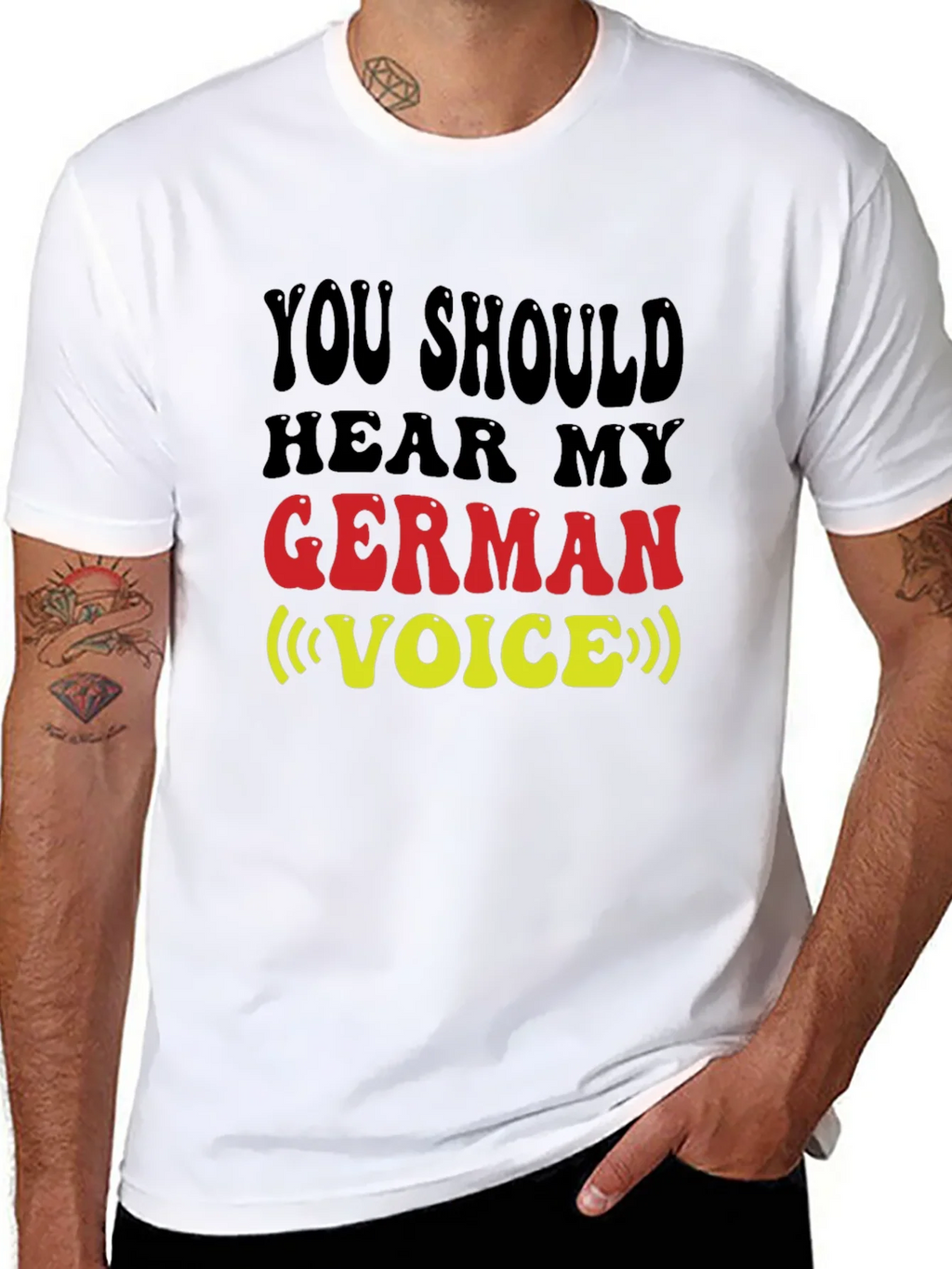 Funny German Voice T-Shirt product image 7
