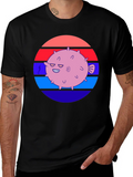 Puffer Fish Graphic Tee - Retro Style product image 1