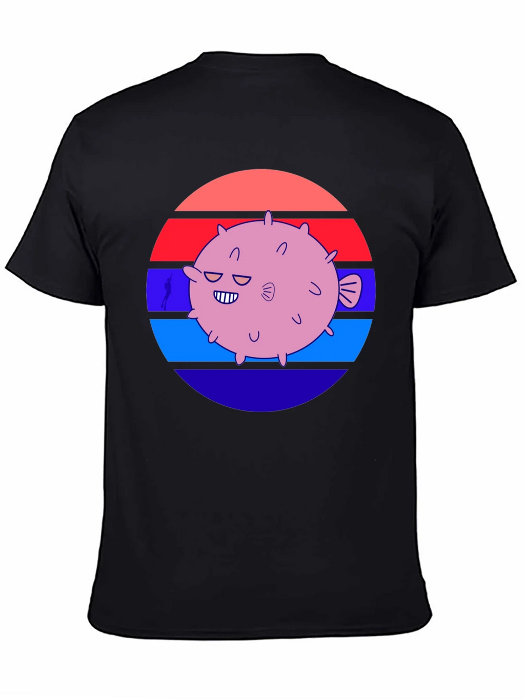 Puffer Fish Graphic Tee - Retro Style product image 4