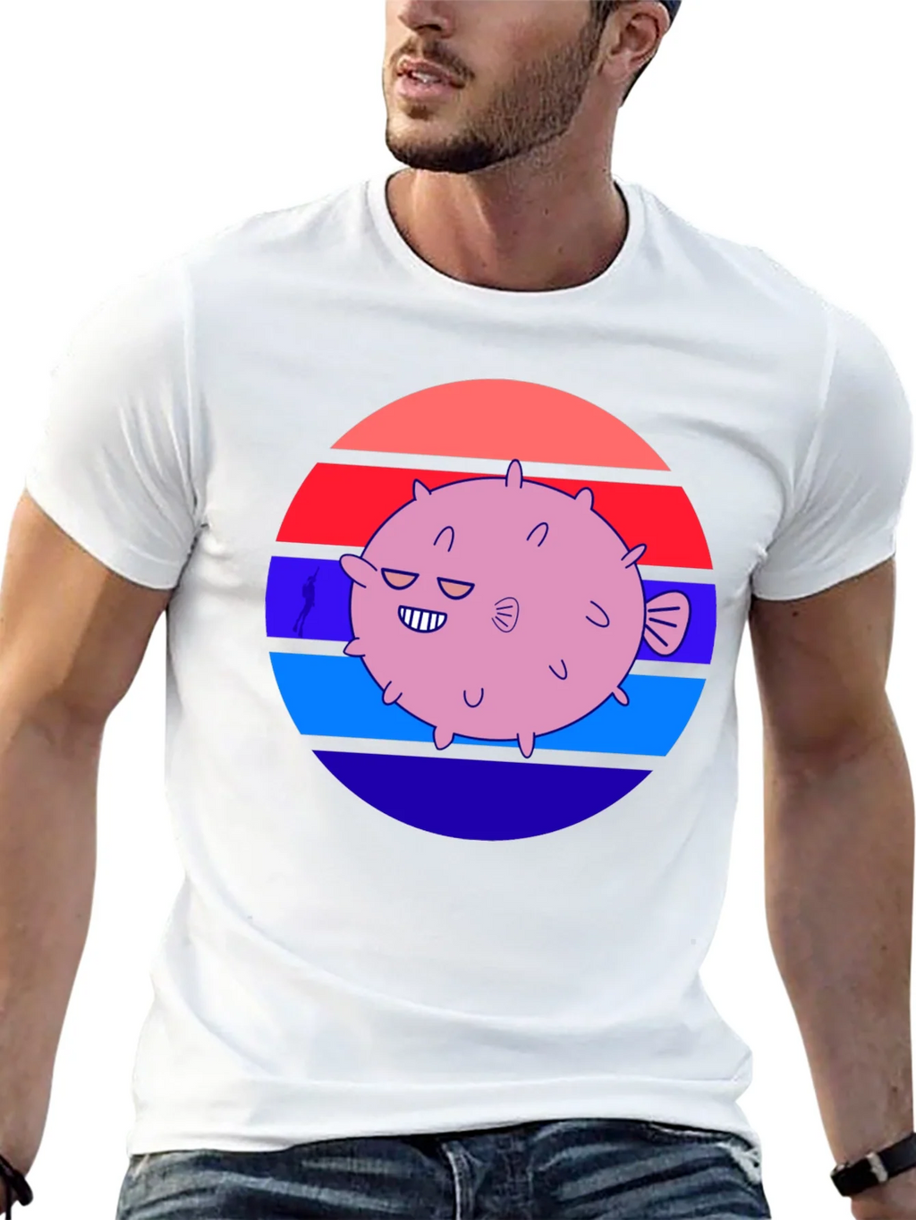 Puffer Fish Graphic Tee - Retro Style product image 12