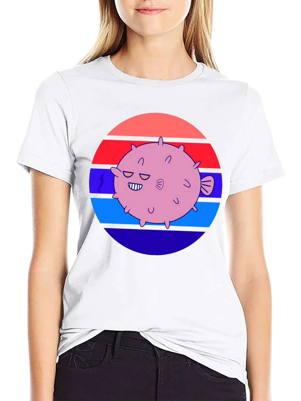 Puffer Fish Graphic Tee - Retro Style product image 8