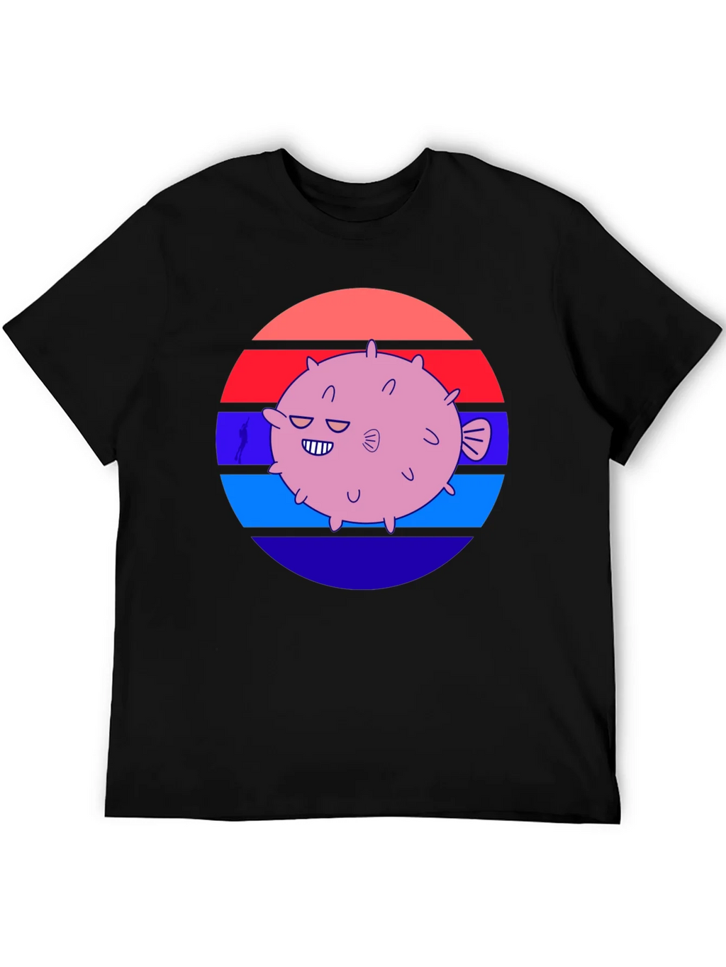 Puffer Fish Graphic Tee - Retro Style product image 5