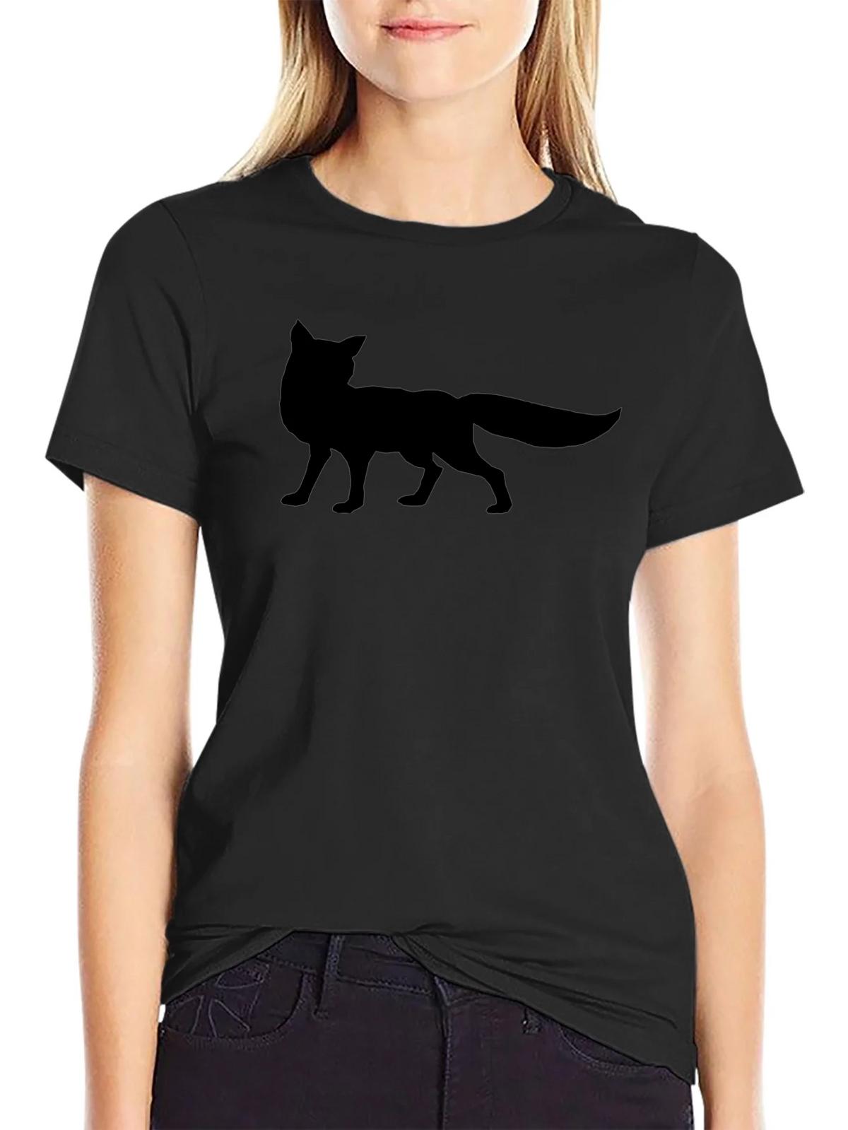 Fox Silhouette Black T-Shirt product image 2