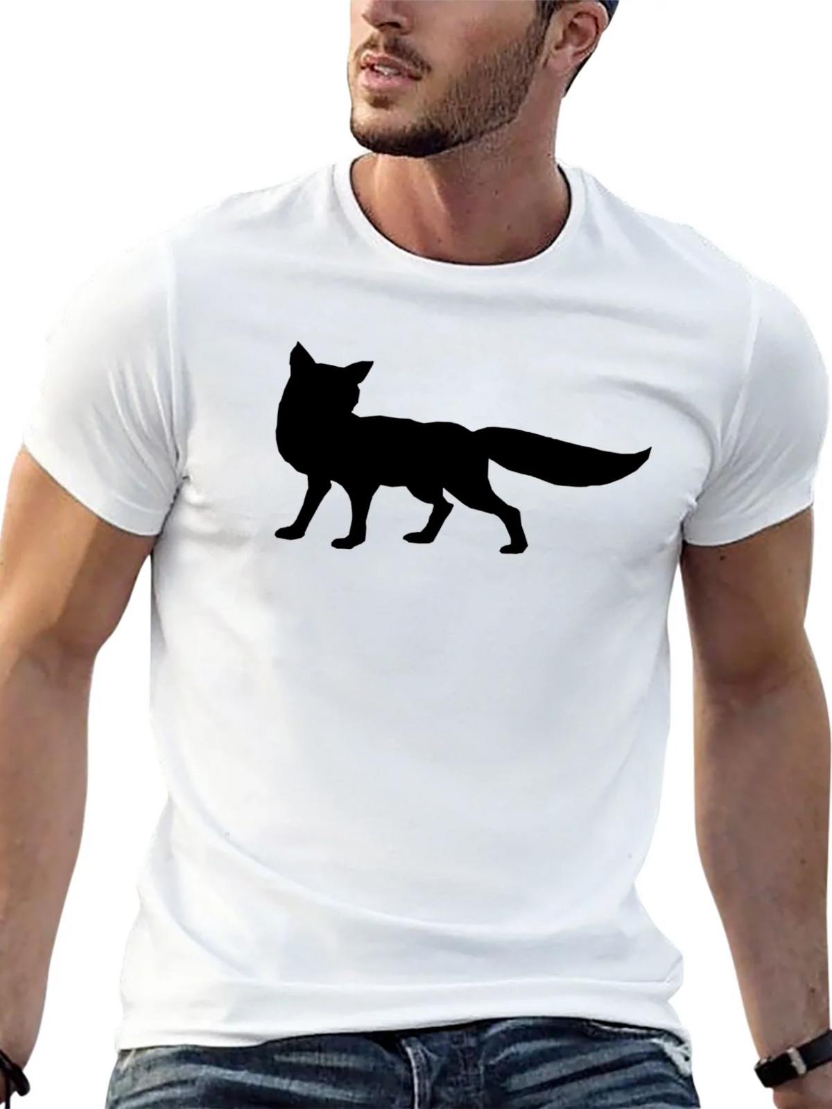Fox Silhouette Black T-Shirt product image 12