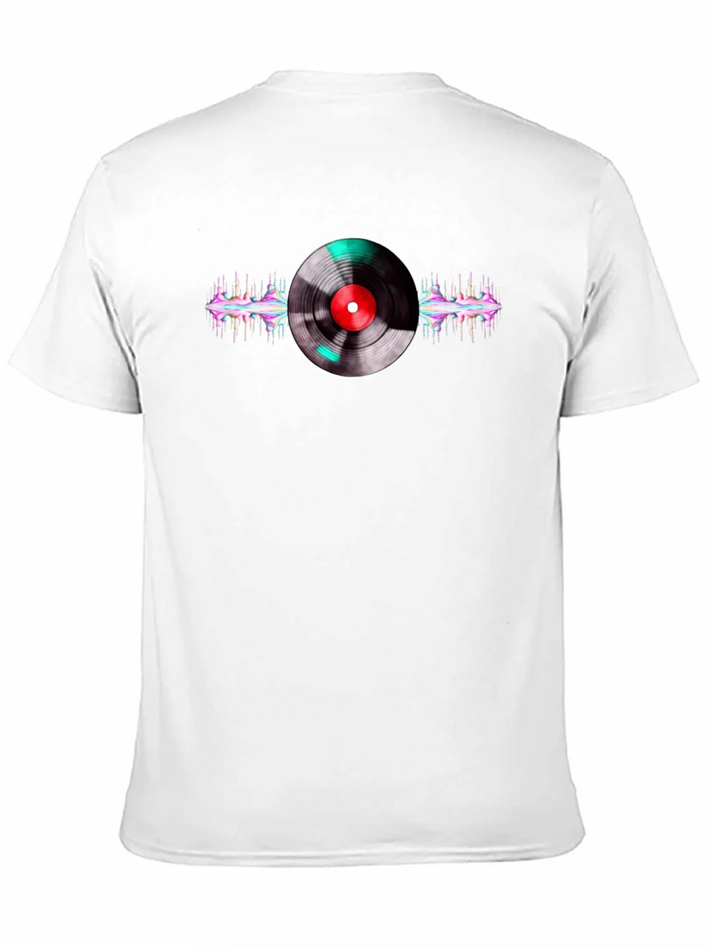 Vinyl Record Graphic Black T-Shirt product image 10