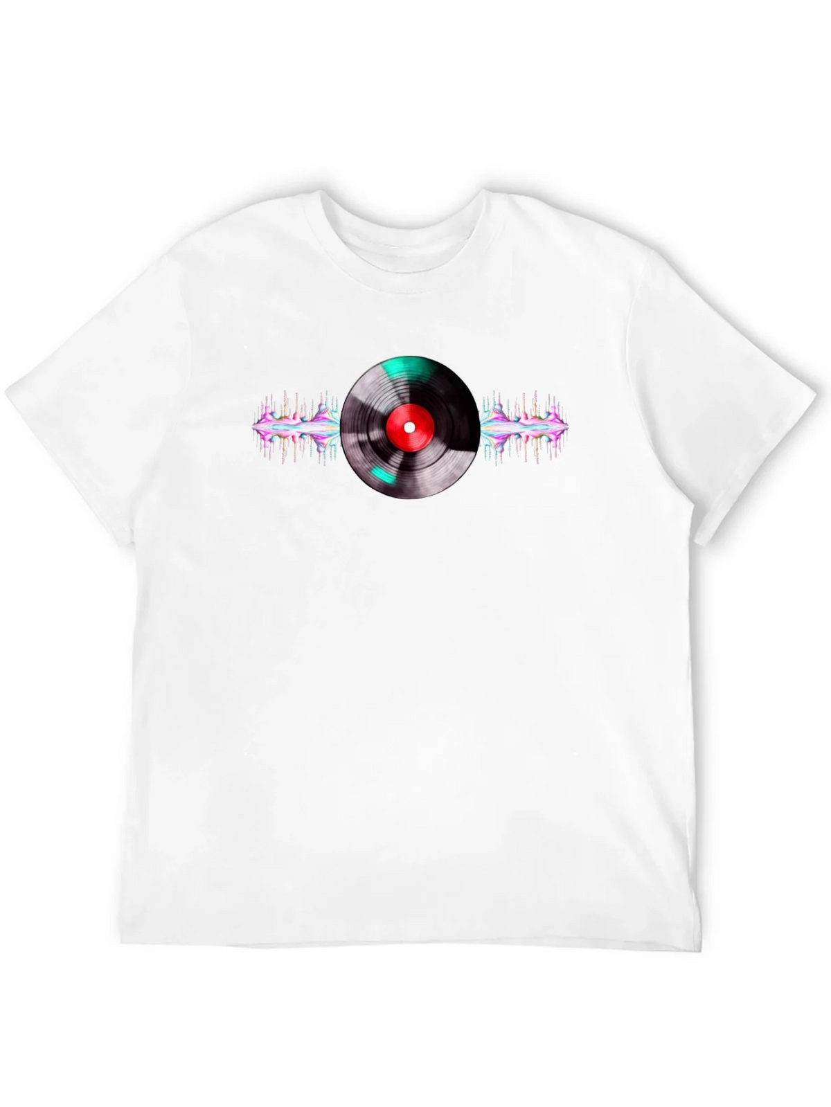 Vinyl Record Graphic Black T-Shirt product image 11