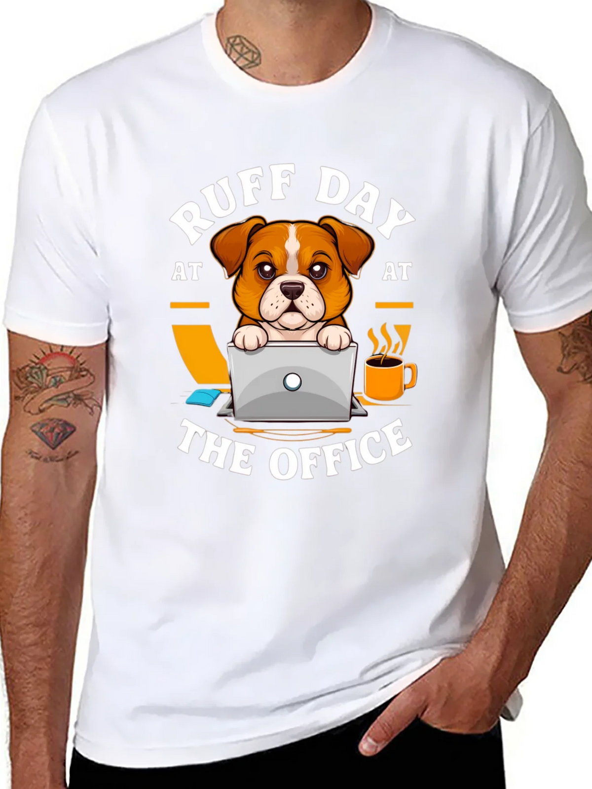 Ruff Day at the Office Dog T-Shirt product image 7