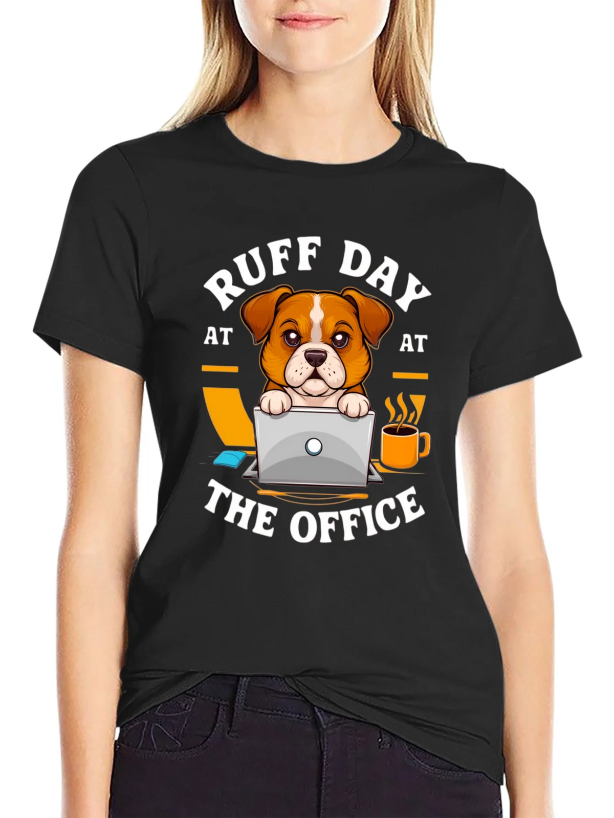 Ruff Day at the Office Dog T-Shirt product image 2