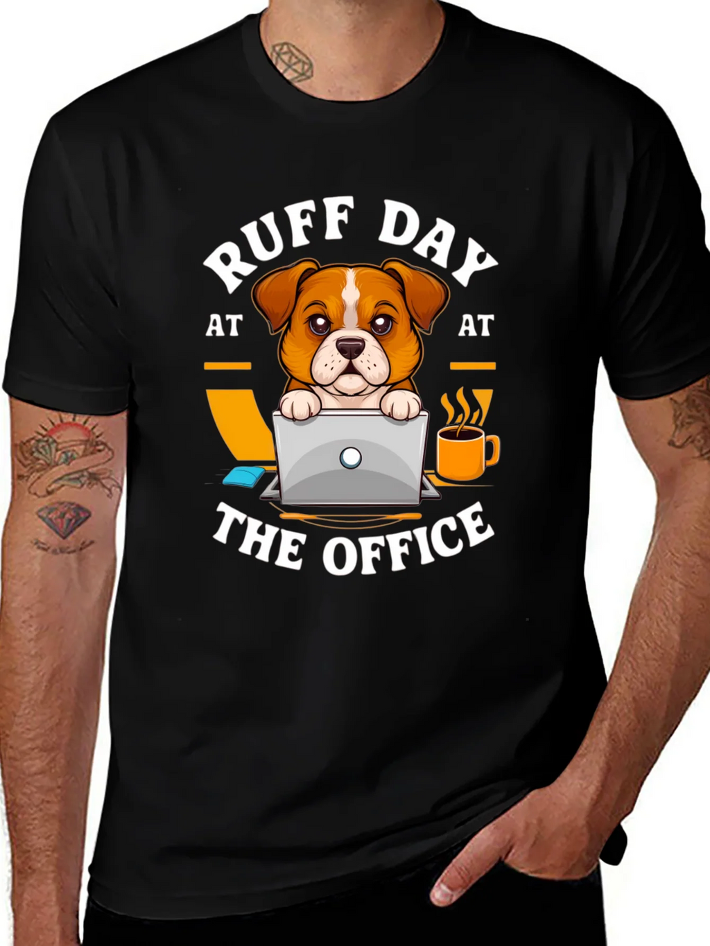 Ruff Day at the Office Dog T-Shirt product image 1