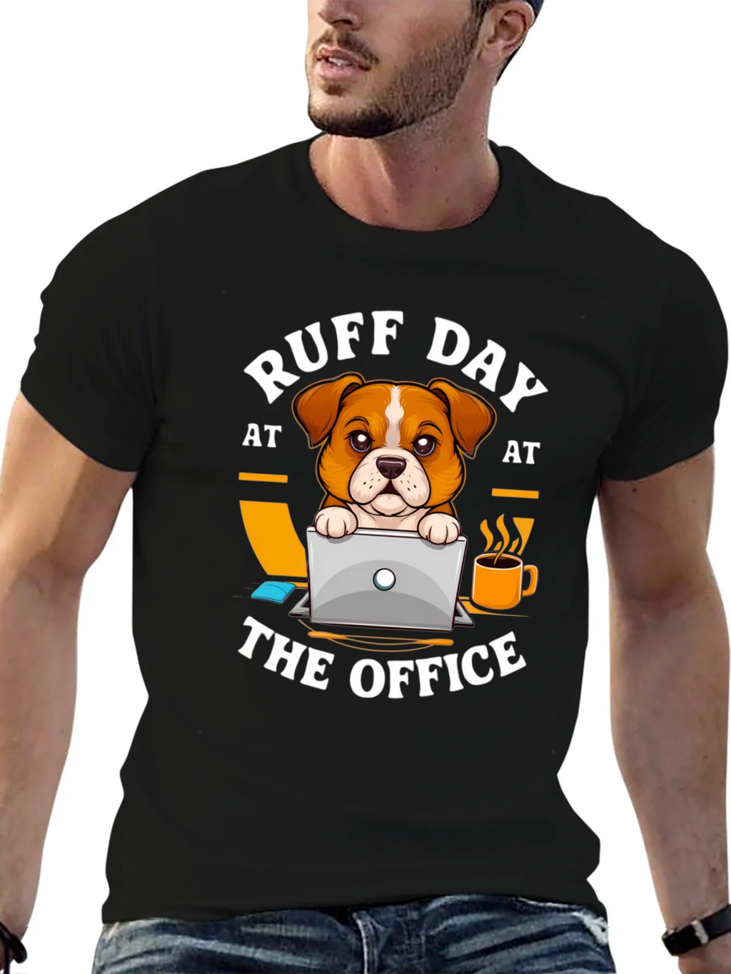 Ruff Day at the Office Dog T-Shirt product image 6