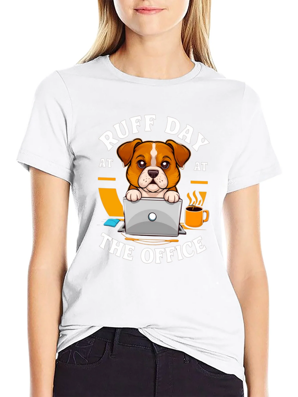Ruff Day at the Office Dog T-Shirt product image 8
