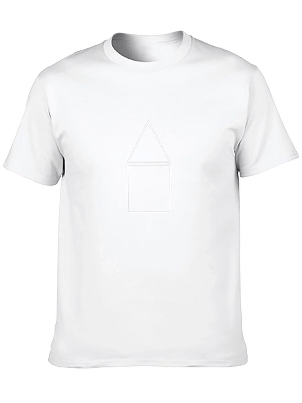 Minimalist House Graphic Tee - Black Cotton Casual Shirt product image 9