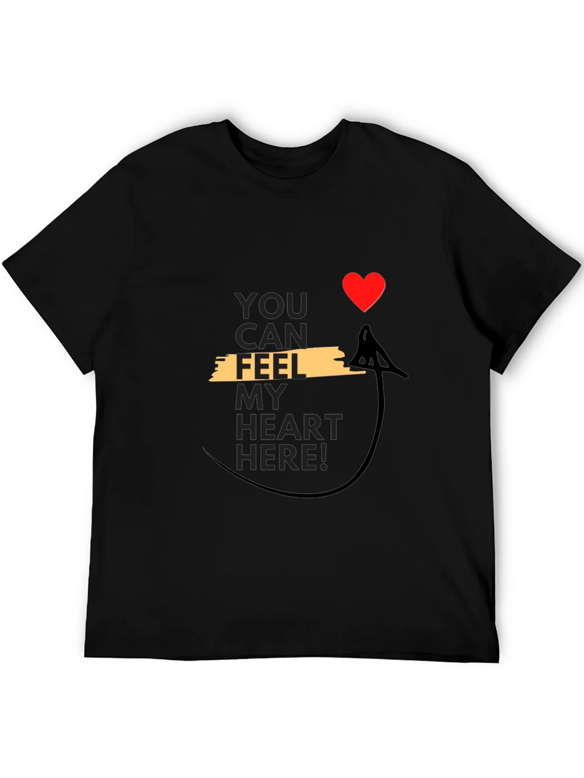 Feel My Heart T-Shirt - Unique Valentines Gift product image 5