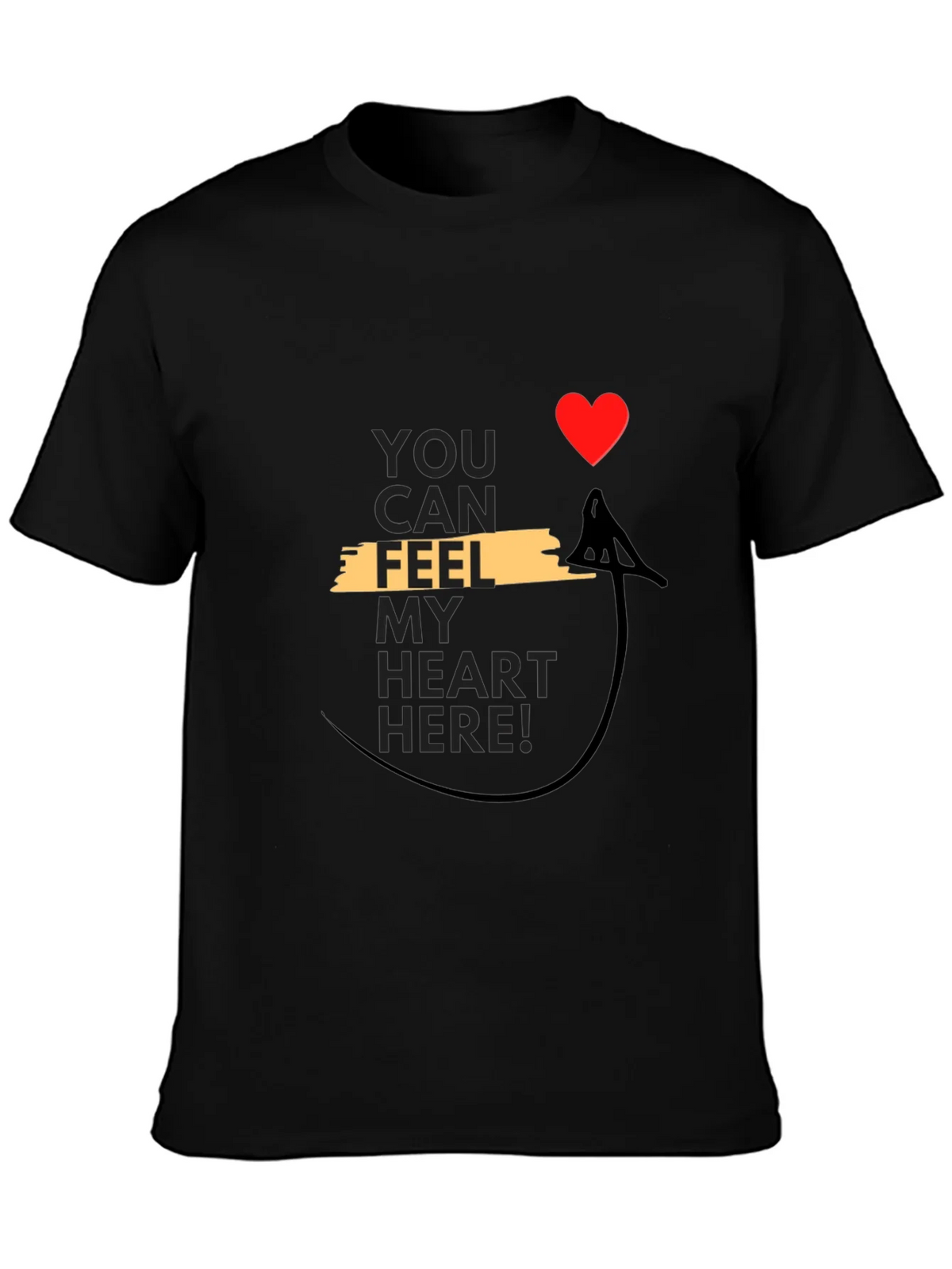Feel My Heart T-Shirt - Unique Valentines Gift product image 3
