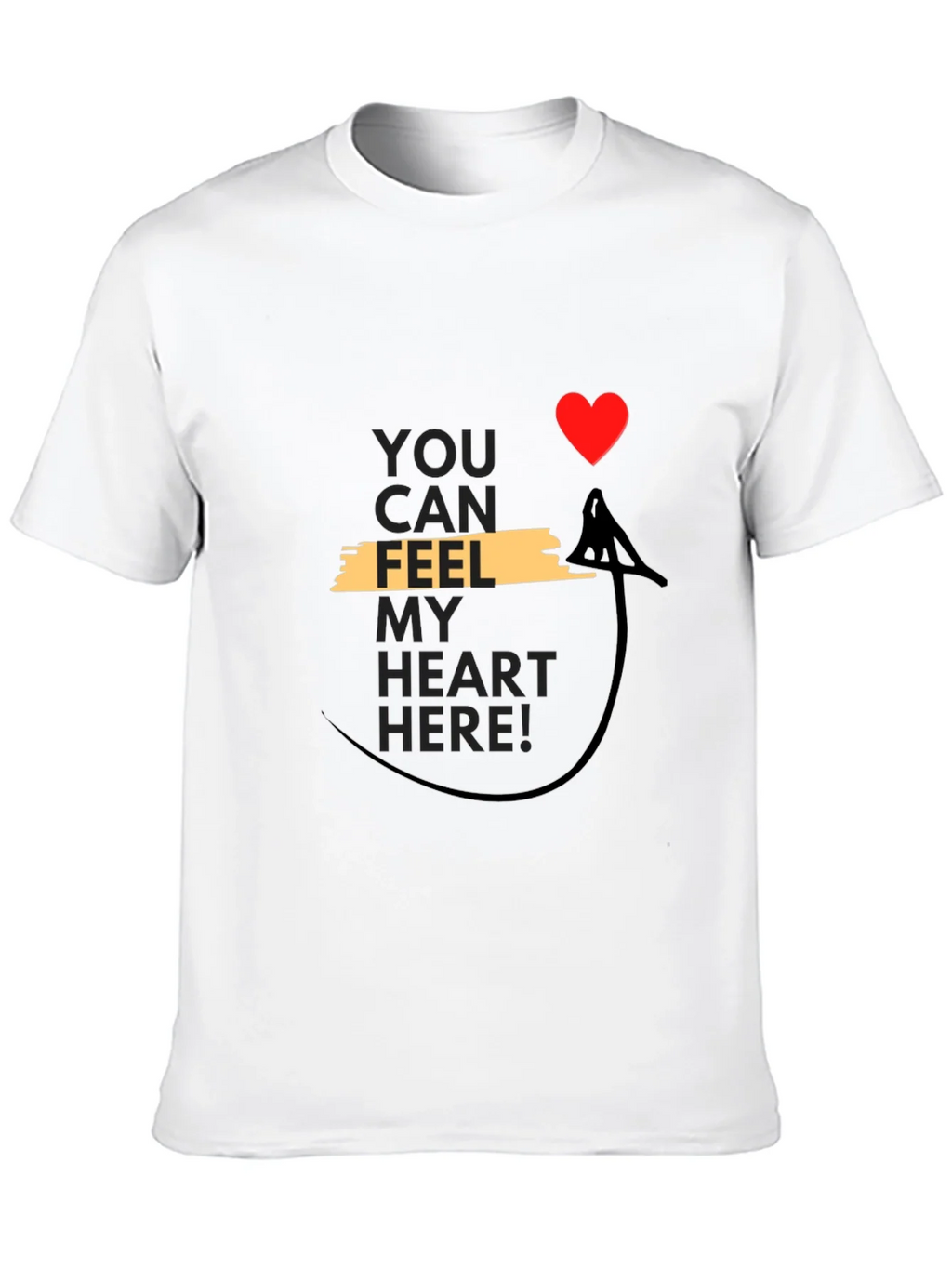Feel My Heart T-Shirt - Unique Valentines Gift product image 9
