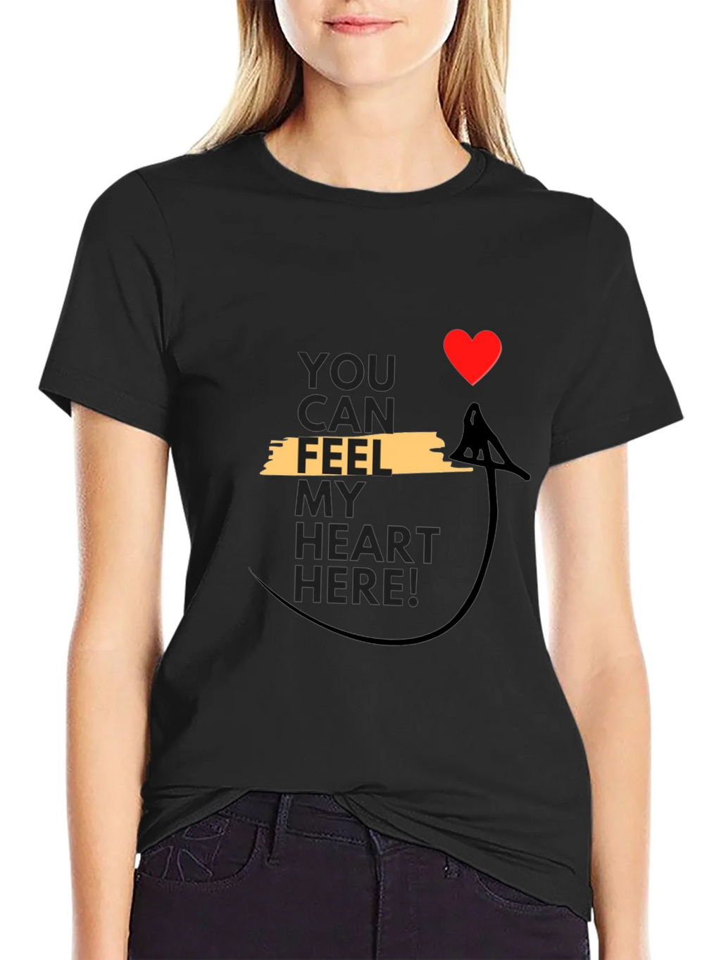 Feel My Heart T-Shirt - Unique Valentines Gift product image 2