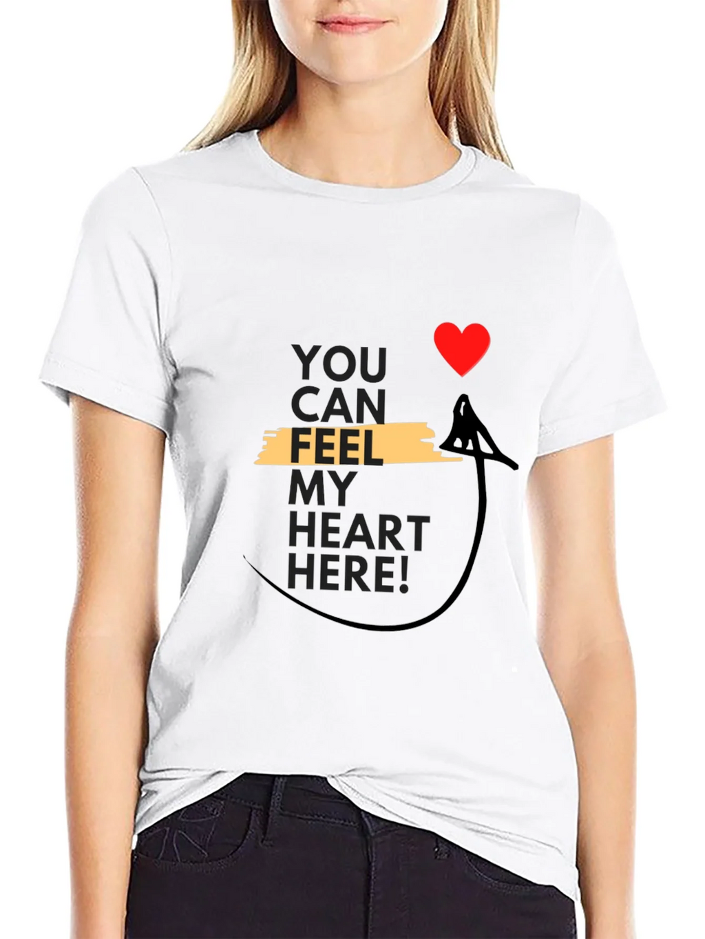 Feel My Heart T-Shirt - Unique Valentines Gift product image 8
