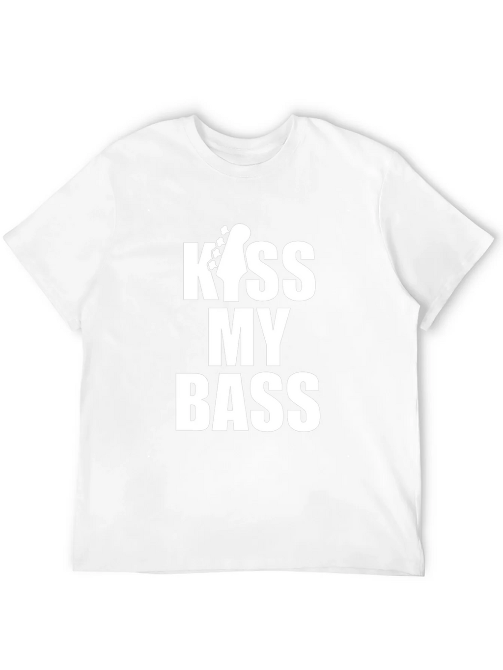 Kiss My Bass Guitar Black T-Shirt product image 11