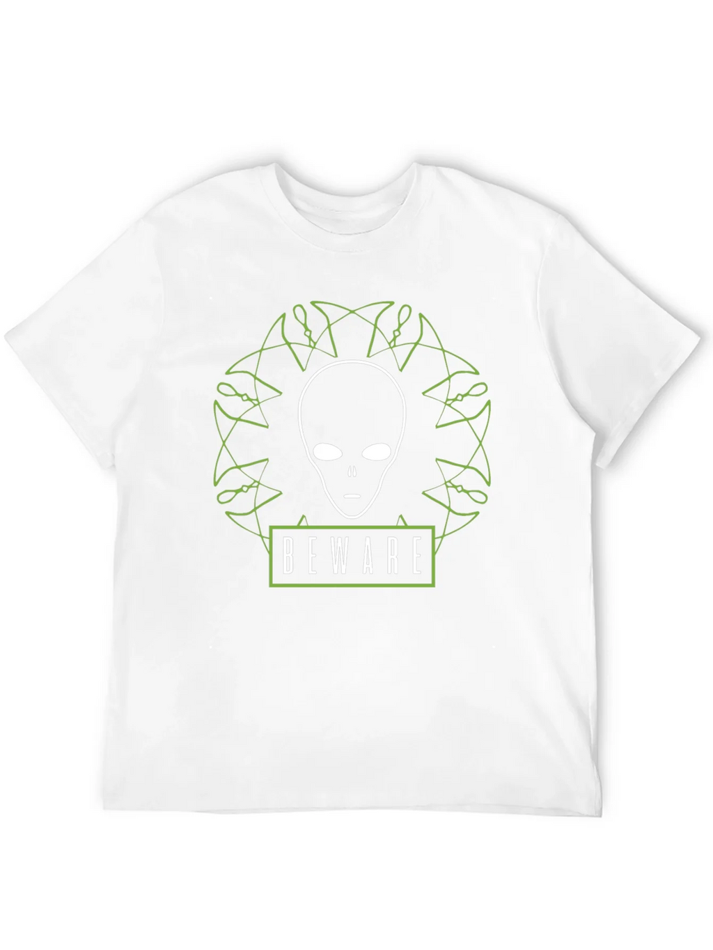 Beware Alien Graphic T-Shirt - Black product image 10