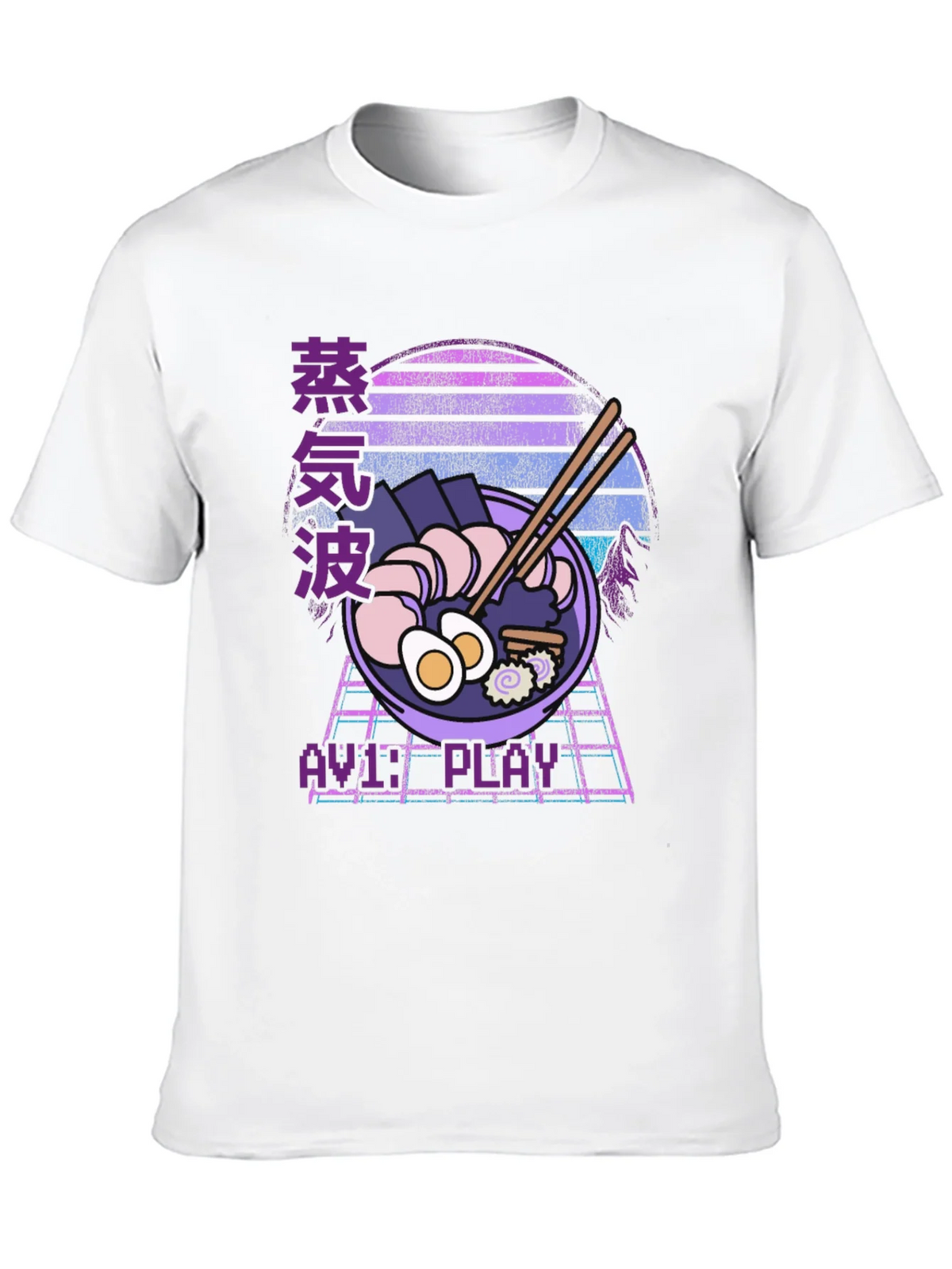 Retro Ramen Graphic T-Shirt product image 8