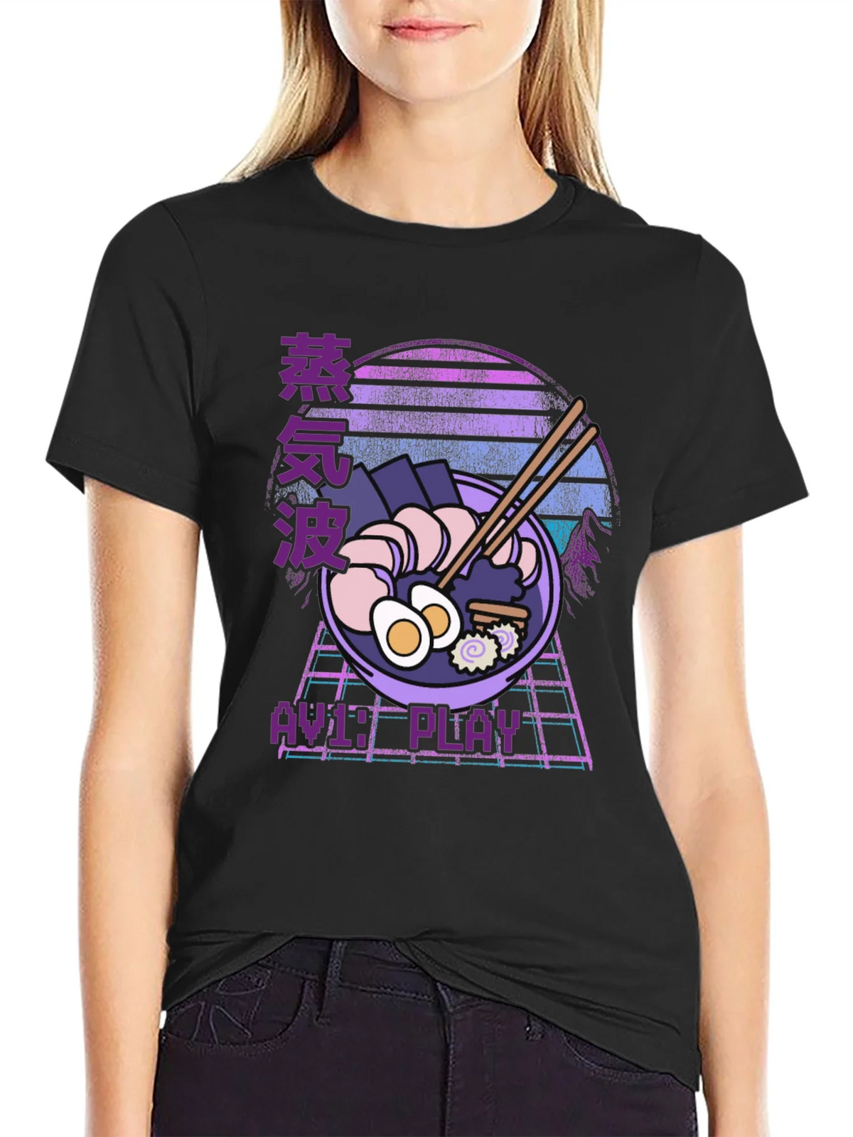 Retro Ramen Graphic T-Shirt product image 2