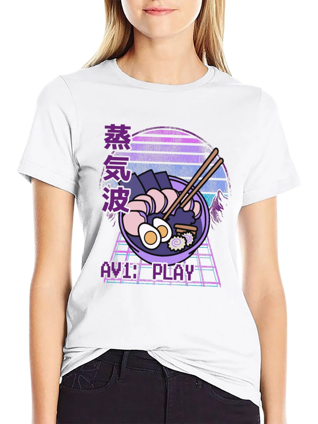 Retro Ramen Graphic T-Shirt product image 7
