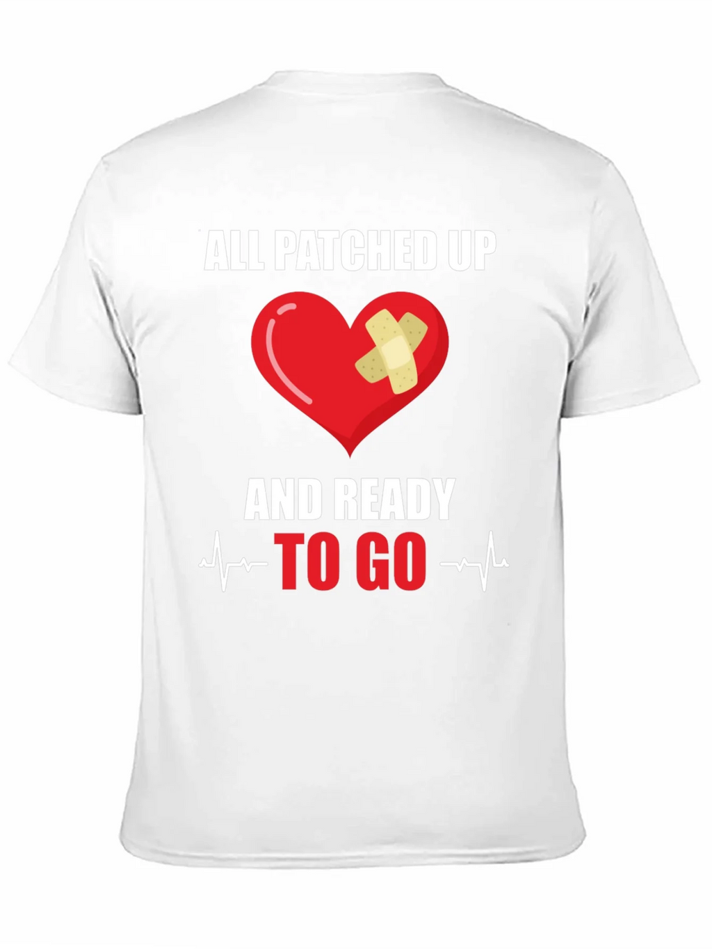 All Patched Up Heart Graphic T-Shirt product image 10