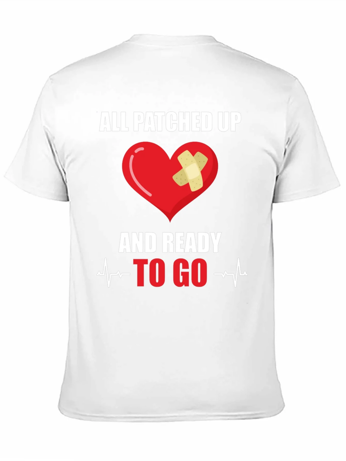 All Patched Up Heart Graphic T-Shirt product image 10