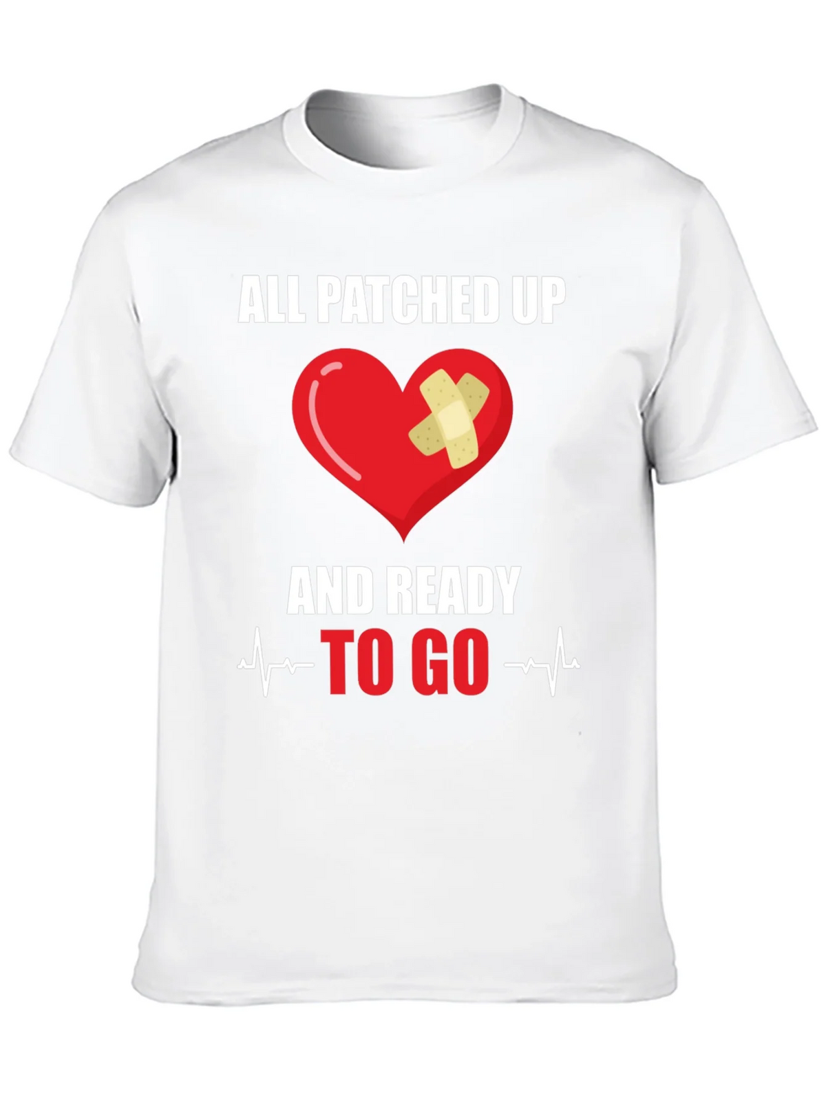All Patched Up Heart Graphic T-Shirt product image 9
