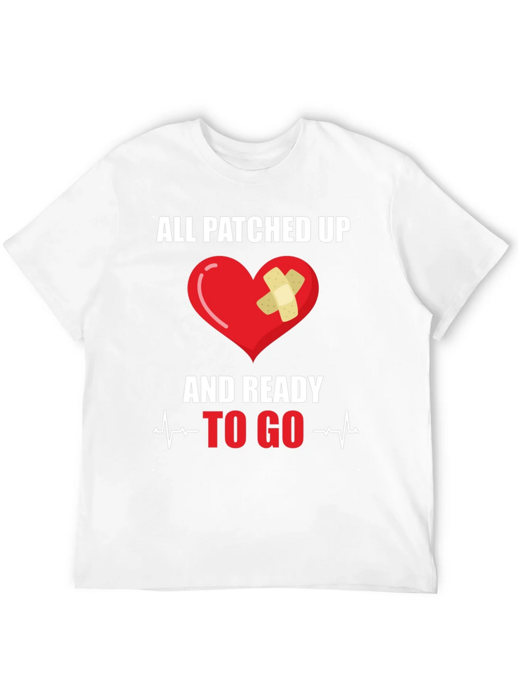 All Patched Up Heart Graphic T-Shirt product image 11