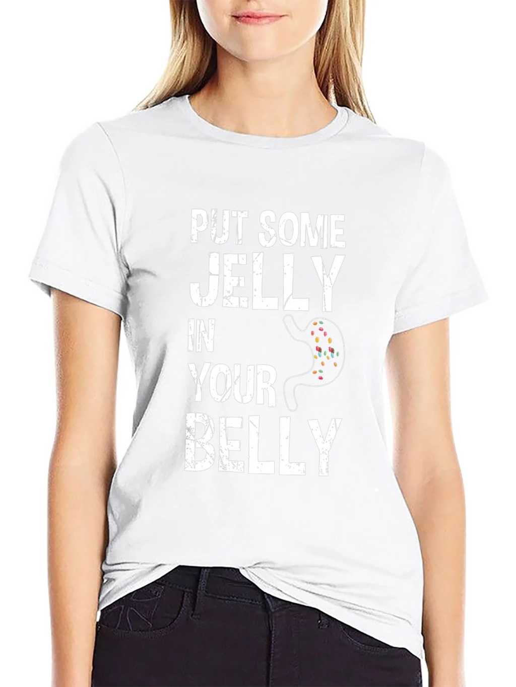 Funny Put Some Jelly in Your Belly Graphic Tee product image 8