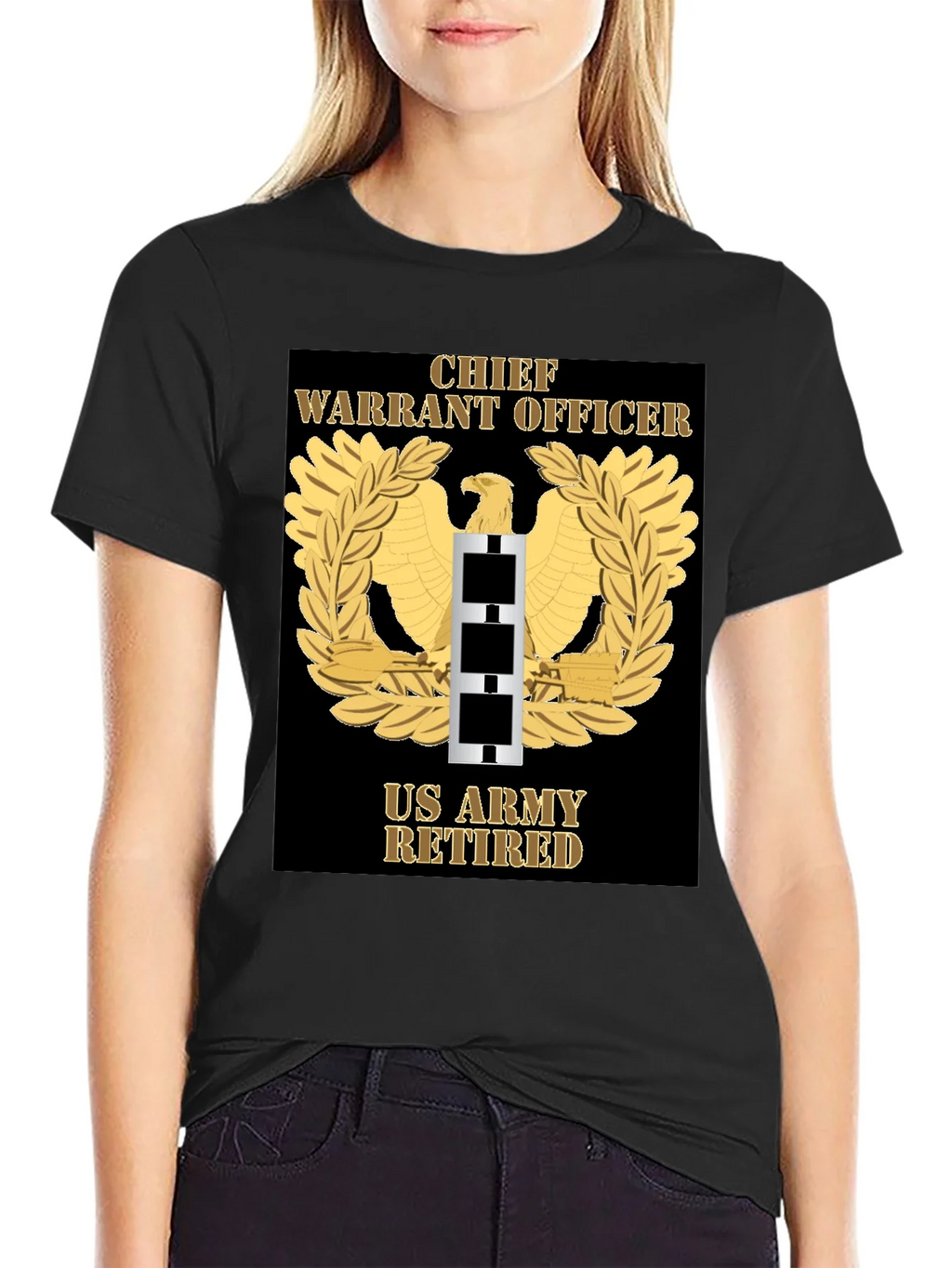 US Army Retired Chief Warrant Officer T-Shirt product image 1