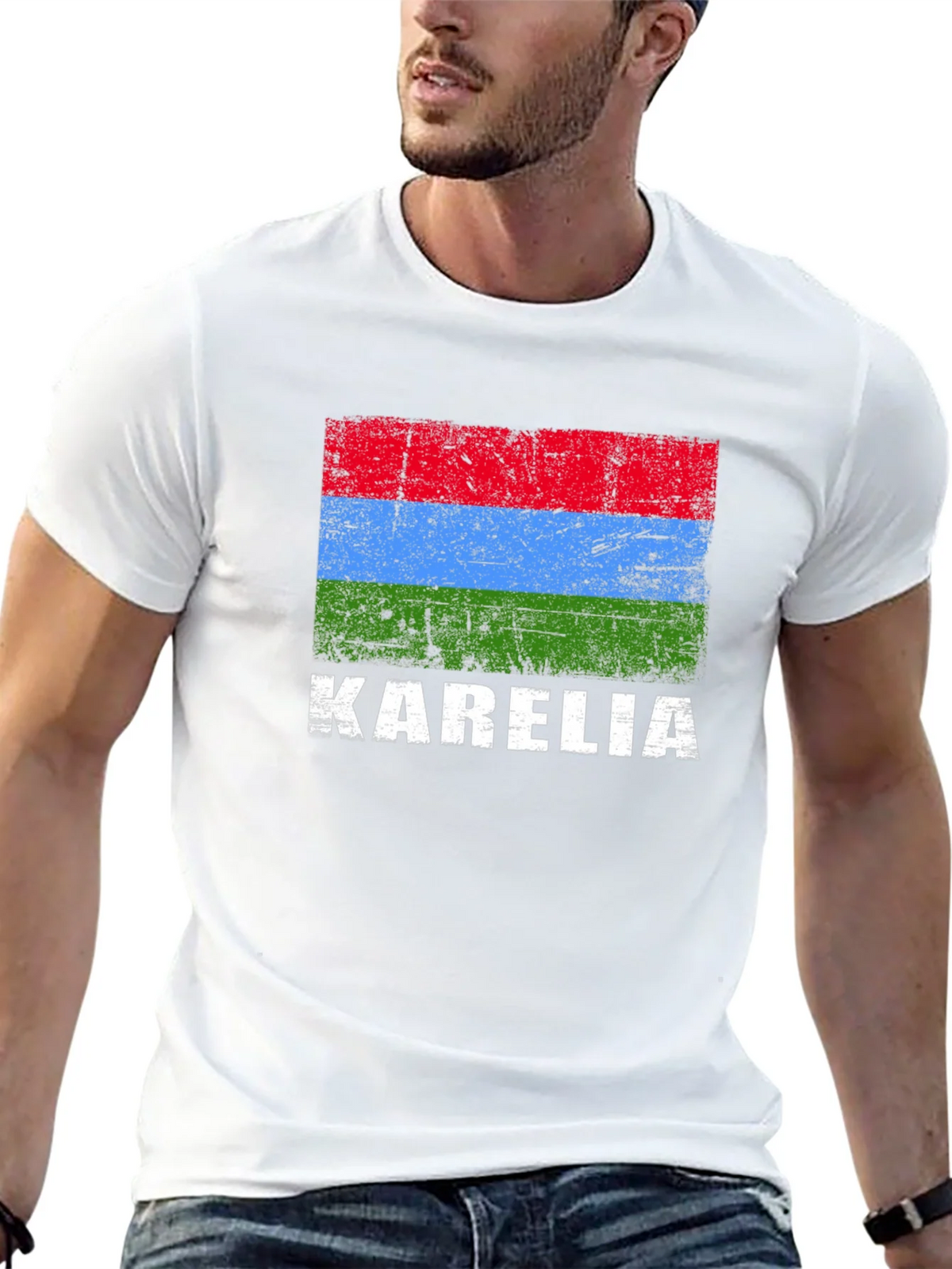 Karelia Flag Graphic T-Shirt product image 12