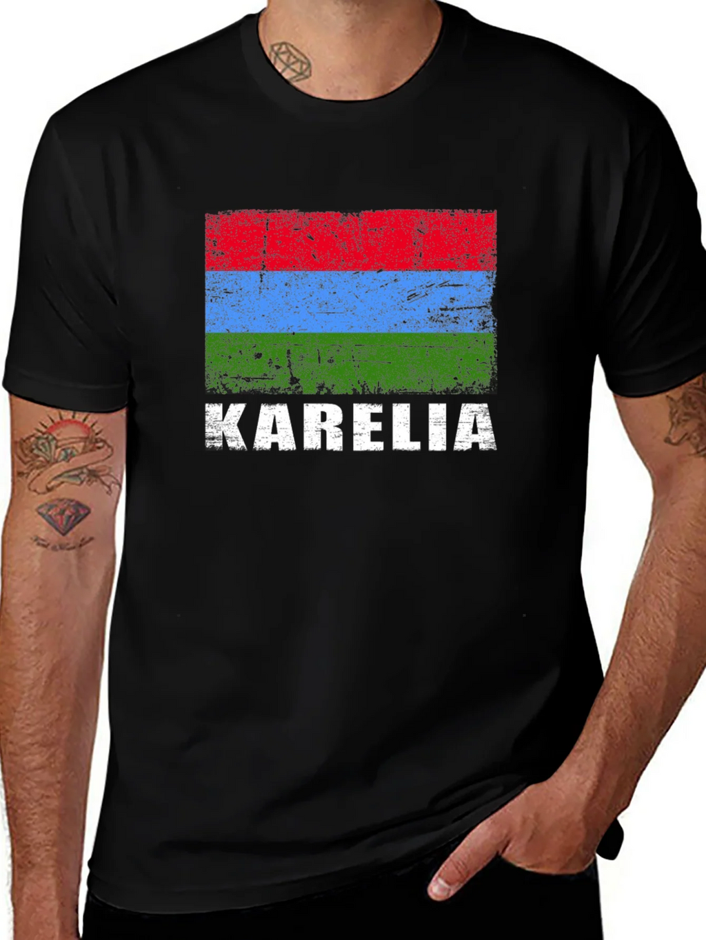 Karelia Flag Graphic T-Shirt product image 1